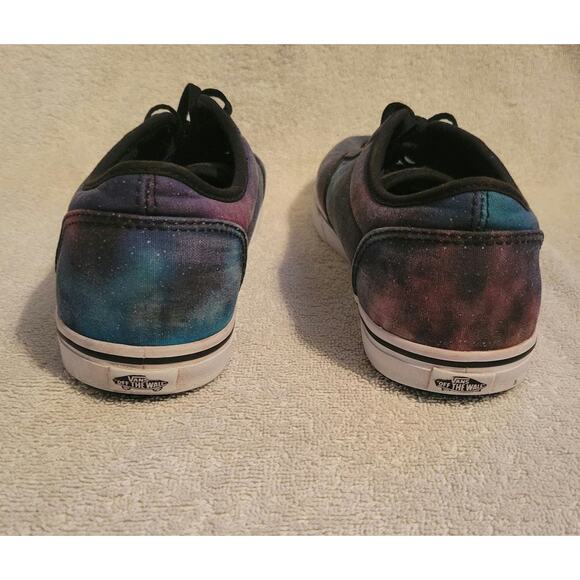 Vans Cosmic Galaxy Space Blue Purple Womens size 9 Skate Shoes Sneakers Lo Pro - Picture 6 of 8